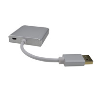 Adaptador Multifuncional Farsince Dp a Doble Dp o Doble HDMI con Cable Micro USB