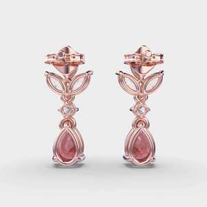 Diamond <b>Stud</b> Earrings Crafted in 925 <b>Sterling</b> <b>Silver</b> Classic Fine Jewelry for Bridal Daily Wear Anniversary Celebration - Product Image 2