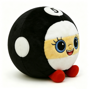 Peluche de bola de billar personalizado, peluche de bola de billar, peluche de bola de billar número 5, juguete de peluche de bola de billar de dibujos animados - Product Image 4