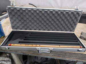 Heavy Duty Aluminum Plywood Case with <b>Rolling</b> Wheels and Custom Foam for Window Hardware Accessory Travel Presentation <b>Box</b> - Product Image 6