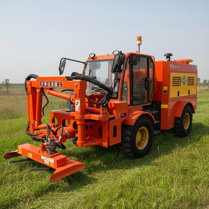 <span class=keywords><strong>Desbrozadora</strong></span> Diesel <span class=keywords><strong>Autopropulsada</strong></span> Multifuncional JK431, Cortadora de Césped Todoterreno para Jardinería Municipal y Agricultura - Product Image 2