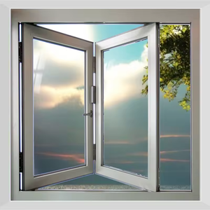 Fenêtre pliante horizontale en alliage d'aluminium Beigeman <span class=keywords><strong>pour</strong></span> villa, balcon, cuisine, étanche, résistante à la pression, insonorisée, thermique - Product Image 5