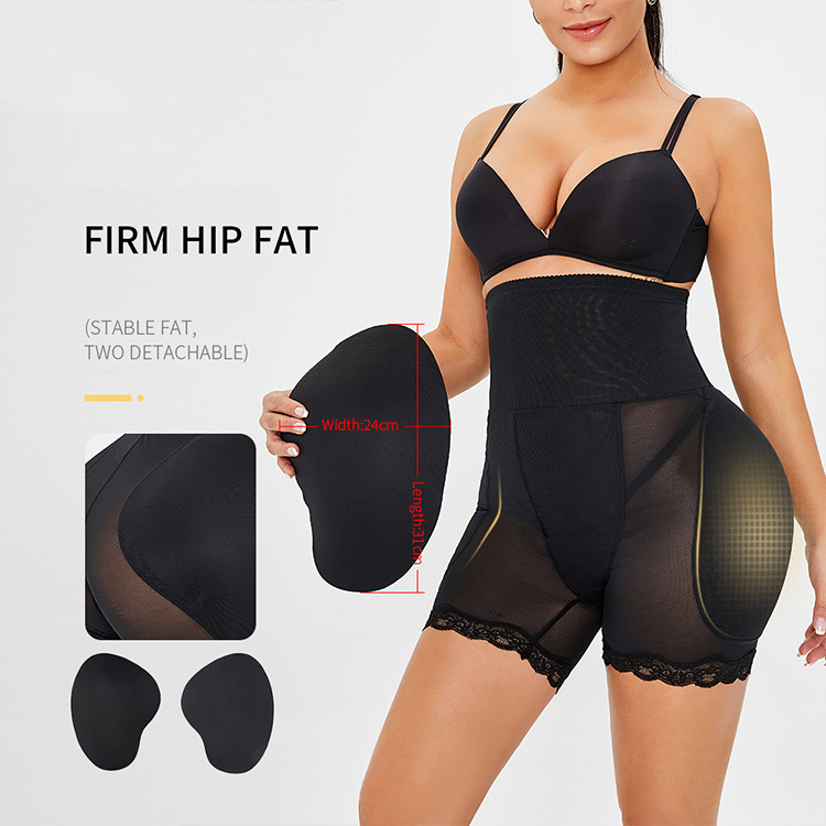 Plus Size Body Shaper Butt Lift Panties High Waisted Tummy Control Shorts Padded Hips and Buttock Panties