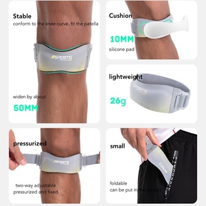 <span class=keywords><strong>Rodilleras</strong></span> Deportivas Profesionales de Soporte Transpirables y Ajustables con Correa Protectora <span class=keywords><strong>para</strong></span> Rótula - Product Image 3