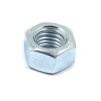 M1.5 M4 M6 ASTM B7 B7M A325 A307 GR2 GR5 Grade 2 5 baja Gal biru kuning seng lapisan Hex kepala segi enam mur tipis berat DIN934