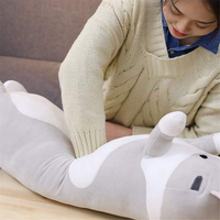 Farctory prix belle peluche chat poupée mignon dessin animé doux peluche chaton oreiller longue jeter dormir jouet cadeau pour les enfants