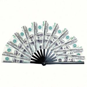 Éventail pliant en bambou de 33 cm, artisanat peint, éventail à main d'art populaire pour festivals, cadeau promotionnel d'entreprise - Product Image 5