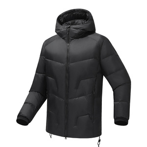 Outdoor Hiking Mountaineering <strong>Men's</strong> Waterproof Breathable Casual Zipper Closure Down <strong>Puffer</strong> <strong>Jacket</strong> <strong>Hooded</strong> Insulated Thick - Product Image 3