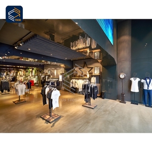 Dernière conception de rayonnages gondoles en matériaux recyclés pour magasins de vêtements – Fournisseur de solutions de vente au <span class=keywords><strong>d</strong></span>étail - Product Image 2