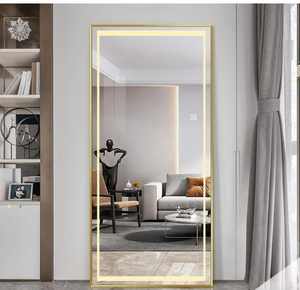 <span class=keywords><strong>Espejo</strong></span> <span class=keywords><strong>de</strong></span> Pared Moderno con Iluminación LED <span class=keywords><strong>de</strong></span> <span class=keywords><strong>Cuerpo</strong></span> <span class=keywords><strong>Entero</strong></span>, <span class=keywords><strong>Espejo</strong></span> <span class=keywords><strong>de</strong></span> Pie Grande con Interruptor Táctil, <span class=keywords><strong>Espejo</strong></span> <span class=keywords><strong>de</strong></span> Vidrio <span class=keywords><strong>de</strong></span> Longitud Completa con Luz LED para Sala <span class=keywords><strong>de</strong></span> Estar - Product Image 3