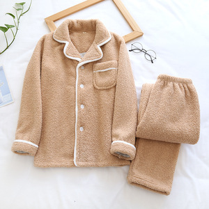 100% poliestere Unisex Sherpa Fleece pigiama Set pigiama <span class=keywords><strong>per</strong></span> <span class=keywords><strong>donna</strong></span> Set - Product Image 4