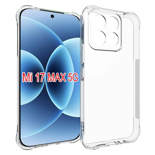 high quality Shockproof Clear Transparent tpu Phone Case for Xiaomi Mi 17 Max 5G Mobile Phone Case Cover