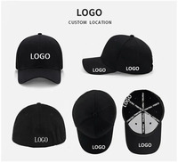 Gorras de Béisbol Personalizadas para Hombre, Logotipo Bordado, Gorras Fijas de Verano, Ajuste Elástico, Gorras de Béisbol Fijas