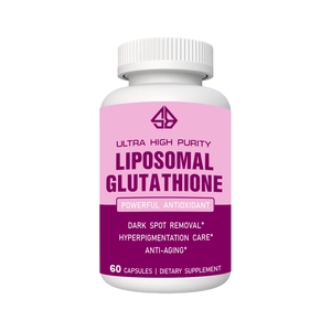 OEM L-Glutathione Capsules 600mg Powerful Antioxidant <b>Collagen</b> Skin Brightening Adult Use Gluten-Free for adults 60 Counts - Product Image 1