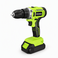 Perceuse sans fil 20V, 15+1 réglages de couple, 0-400/1350 tr/min pour bricolage, assemblage, réparation automobile, 1 chargeur et 1 batterie 1,5Ah