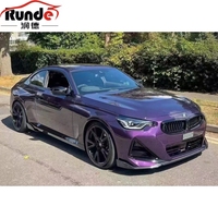 Kit carrosserie MP Style en fibre de carbone pour BMW Série 2 G42 M240i : Lame avant, diffuseur arrière, aileron arrière, jupes latérales, calandre