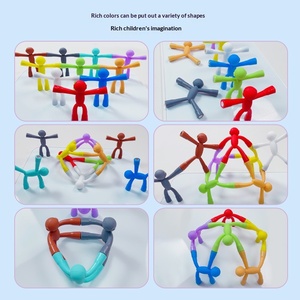 Jouet magnétique viral en silicone, figurine articulée, aimant de réfrigérateur DIY, jouet anti-stress, jouet sensoriel pour enfants, vente en gros OEM - Product Image 3