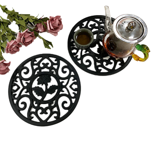 Design rond pour les Plats Chauds et les Comptoirs de Cuisine Résistant À La Chaleur Antidérapant Lavable Au Lave-Vaisselle En Silicone Dessous de Tapis - Product Image 2