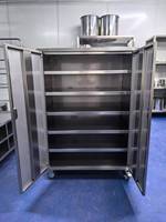 Armoire en acier inoxydable 304 brossé/polissé miroir, soudure complète, dimensions et style personnalisés, fabrication ODM/OEM sur mesure