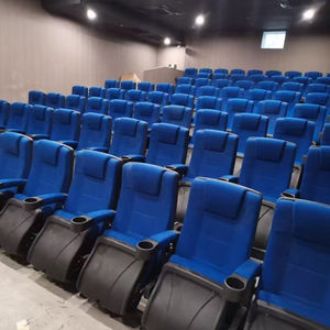 Venta directa del fabricante de reposabrazos de alta calidad con portavasos asientos de cine auditorios <span class=keywords><strong>sillas</strong></span> de cine - Product Image 3
