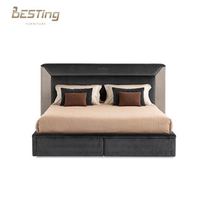 <span class=keywords><strong>Cama</strong></span> <span class=keywords><strong>de</strong></span> cuero italiana tamaño King personalizada, <span class=keywords><strong>cama</strong></span> moderna <span class=keywords><strong>de</strong></span> lujo, juego <span class=keywords><strong>de</strong></span> marco <span class=keywords><strong>de</strong></span> madera <span class=keywords><strong>de</strong></span> chapa, muebles <span class=keywords><strong>de</strong></span> dormitorio, <span class=keywords><strong>cama</strong></span> - Product Image 2