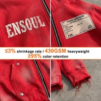 Maßgeschneiderte Markenkleidung: Acid-Wash Baumwoll-Hoodie mit Ausgefranstem Saum, Nieten-Tasche, Reißverschluss, Übergroßer Cropped Streetwear Hoodie