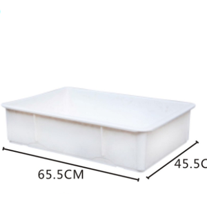 White Bread Storage Container Plastic Pizza Dough Tray Proofing Box