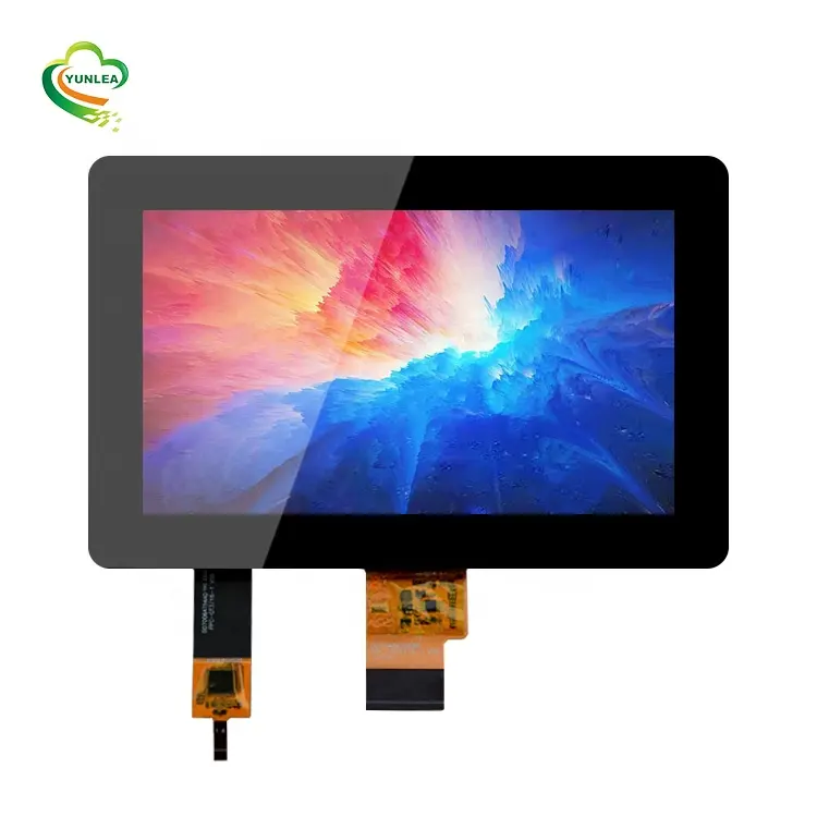 7 인치 1024*600 RGB / LVDS 450 니트 자동차 LCD 디스플레이 스크린 안드로이드 터치 스크린