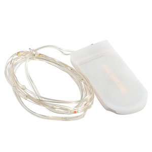 สายไฟ LED ทองแดง 20 ดวง แสงสีขาวนวล สำหรับตกแต่งภายใน ตกแต่งเค้ก จัดดอกไม้ ใช้แบตเตอรี่ - Product Image 5