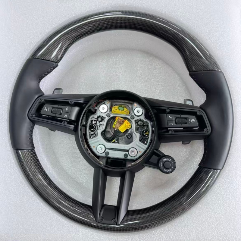 Premium Auto Carbon Fiber Steering Wheel (Porsche Fitment), photo 4