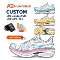 Chaussures de course pour hommes à plaque de carbone intégrale, mousse supercritique à retour d'énergie élevé, respirantes, pour la compétition de marathon et l'entraînement sportif