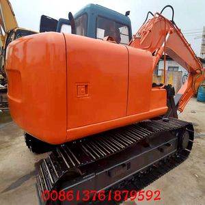 HITACHI มือสอง12ton EX120-3รถขุดตีนตะขาบพร้อมเครื่องยนต์ญี่ปุ่น HITACHI 120เครื่องขุดชิ้นส่วนหลักประเภทเคลื่อนที่ - Product Image 4