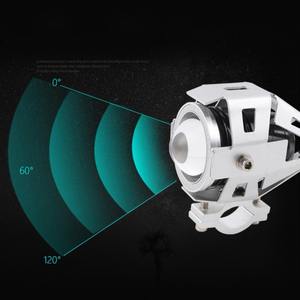 Ltleap universel avant <span class=keywords><strong>moto</strong></span> U7 Angel Eye 12V <span class=keywords><strong>LED</strong></span> <span class=keywords><strong>clignotant</strong></span> Super lumineux remplacement phares ampoules Tricycle lumière - Product Image 3