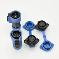 Prise aéronautique FD20 IP68 étanche en laiton 5A 10A 25A 380V à fixation rapide sans soudure avec vis de verrouillage 2 broches mâle-femelle pour panneau