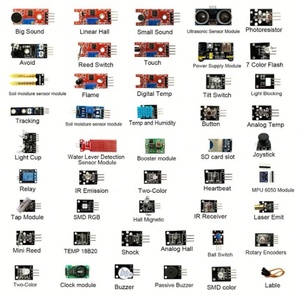สำหรับ Arduino 45 in 1ชุดเซ็นเซอร์โมดูลสตาร์ทเตอร์ดีกว่าชุดเซ็นเซอร์37in1 37 in 1ชุดเซ็นเซอร์สำหรับ UN0 R3 MEGA2560 - Product Image 2