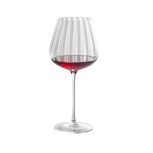Elegante Copa de Vino de Cristal con Diseño Acanalado – Copa de Tallo Único para Vino Tinto, Champán y Cócteles, Apta para Lavavajillas - Product Image 2