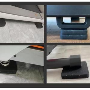 เสื่อยางวิ่งออกกำลังกายในร่มกันเสียงทนทานป้องกันไฟฟ้าสถิตย์พร้อมบล็อคโช้คอัพเสื่อวิ่งสำหรับใช้ในโรงยิม - Product Image 4