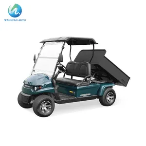 中国2座成人电动UTV带货箱使用农场廉价自卸车高尔夫球车出售