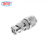 Fourniture du fabricant Prise mâle BNC vers prise mâle de type N Connecteurs de convertisseur d'adaptateur coaxial RF en laiton en stock