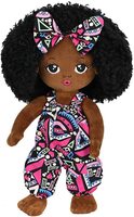 Personnalisé Noir Bébé Poupées Américain Africain Américain Doux Poupées En Peluche Bébé Doux Bébé Poupée Noir jouet