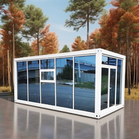 Casa Panneaux sandwich de 40 pieds Structure modulaire en acier Préfabriqué Résidentiel Bureau à domicile ou magasin pour chambre à coucher Gym