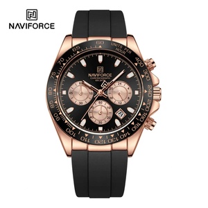 นาฬิกาข้อมือ NAVIFORCE Sport Chronograph แบรนด์ดังสำหรับผู้ชาย สายซิลิโคน ควอตซ์ กันน้ำ รุ่นดั้งเดิม 8054 - Product Image 1