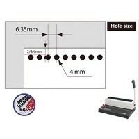 Machine de reliure à spirale C338 pour la reliure de livres et de documents de bureau