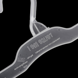 Cintre polyvalent <span class=keywords><strong>de</strong></span> 26cm en plastique Clip puissant Fond translucide Essentiel <span class=keywords><strong>Organisation</strong></span> <span class=keywords><strong>de</strong></span> la garde-robe <span class=keywords><strong>de</strong></span> la maison Tissu pour femmes PC - Product Image 4