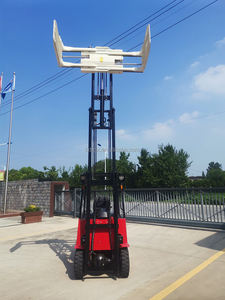 Produttore Custom bidone quadrato ribaltabile pinza elettrica carrello elevatore a morsetto rotante 90 °/360 ° Stacker con morsetto quadrato - Product Image 5