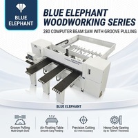 Machine de travail du bois CNC 280, scie à panneaux informatisée avec technologie de découpe multicouche et de rainurage intelligent pour panneaux de bois