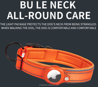 Collier de position pour chien AirTag Pet Tracking GPS Collar Anti Lost Dog Reflective Airtag Dog Collar
