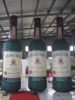 Bouteille de vin, de bière ou de whisky géante gonflable pour la promotion en extérieur, en matériau Oxford/PVC, certifiée CE