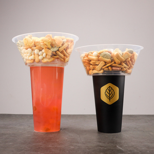 Vaso Desechable para Snack y Bebida con Popote Personalizado, Tazón para Pollo Frito, Vaso para Hot Pot, Vaso de Plástico para Comida para Llevar con Bandeja al Por Mayor - Product Image 6