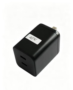 45W Dual USB C Wall <b>Charger</b> US Plug PD PPS Fast <b>Charger</b> Dual Type C Port <b>Travel</b> Power Adapter for Phone Tablet Laptop Black - Product Image 6